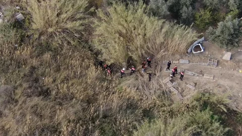 Sazlıkta Saklanan Şahıs Dronla Yakalandı