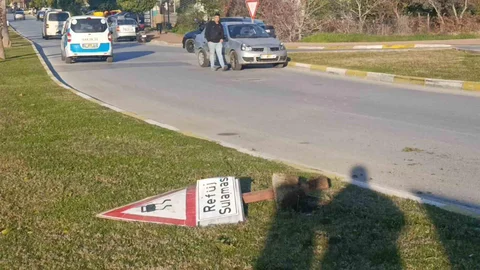 Manavgat'ta Otomobil Kazası: 1 Yaralı