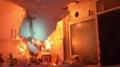 Bursa'da Yangın Faciası Kıl Payı Atlatıldı