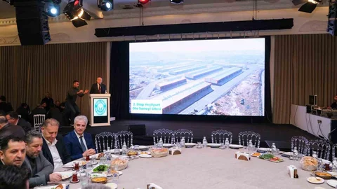 Yeşilyurt Sanayi Sitesi'nde Kura Çekimi Yapıldı