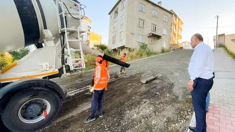 Canik'e Yeni Beton Yol Müjdesi