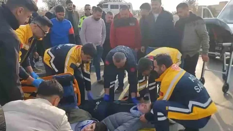 Gaziantep'te Motosiklet Kazası: 2 Yaralı