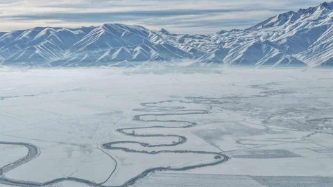 Yüksekova'nın Kar Manzarası Büyülüyor