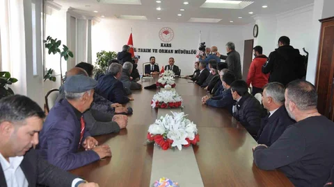 Kars'ta Tarımsal Örgüt Belgesi Alındı