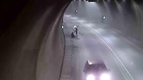 Amasya'da Motosiklet Kazası