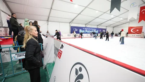 Denizli'de Buz Pateni Keyfi