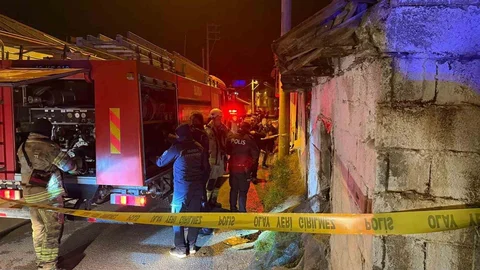 Bursa'da Müstakil Evde Yangın Çıktı