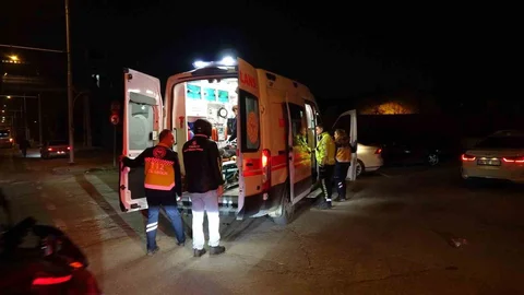 Malatya'da Motokurye Yaralandı
