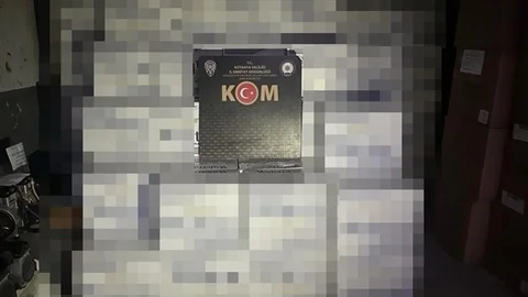 Kütahya’da 5 Milyon Makaron Ele Geçirildi