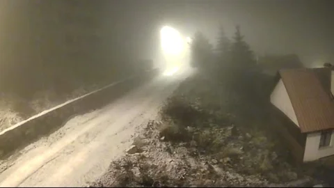 Beypazarı'nda Kar Yağışı Etkili Oldu