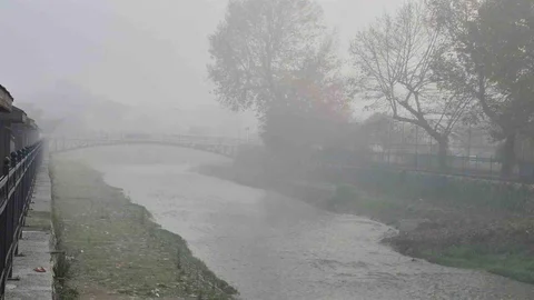 Düzce'de Yoğun Sis Etkisi