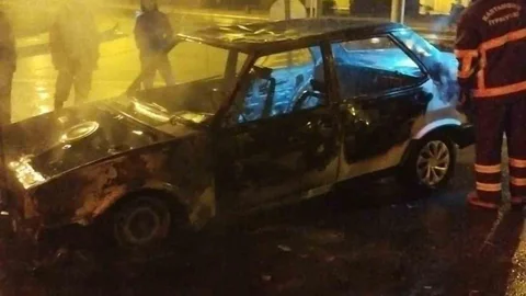 Tofaş Araç Yangını Kastamonu'da Meydana Geldi