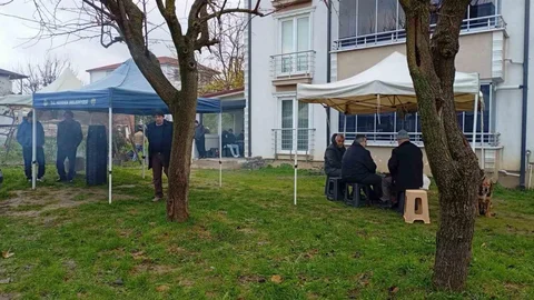 Mekke'de Trafik Kazası Sonrası Taziye Çadırı Kuruldu