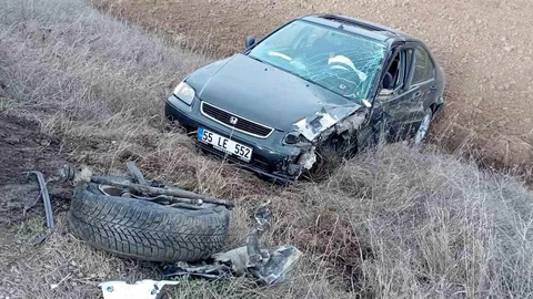 Tokat'ta Trafik Kazası: 3 Yaralı