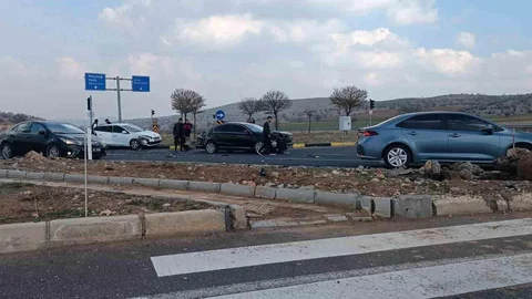 Mardin'de Zincirleme Trafik Kazası
