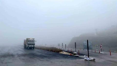Çorum'da Yoğun Sis Etkili Oluyor