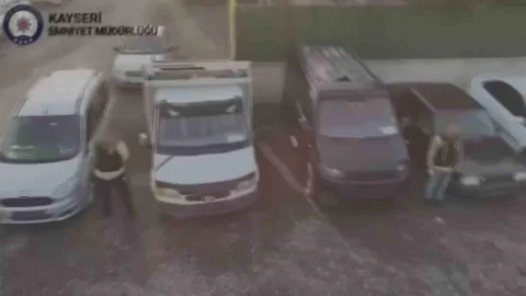 Kayseri'de Change Araç Operasyonu
