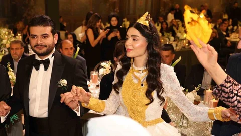 Ankara'da Görkemli Aşiret Düğünü Yapıldı