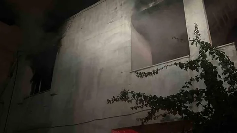 Hatay'da Müstakil Evde Yangın Çıktı