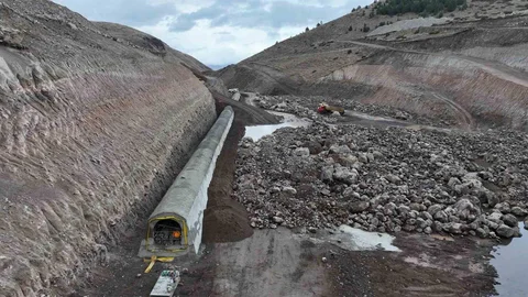 Doruklu Barajı'nda Çalışmalar Devam Ediyor