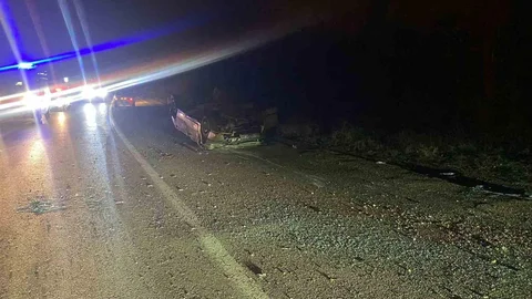 Bilecik’te Alkollü Sürücü Takla Attı