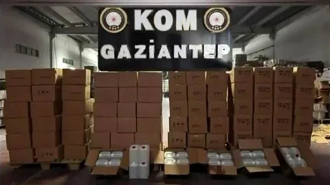Gaziantep'te Yılbaşı Öncesi Etil Alkol Ele Geçirildi