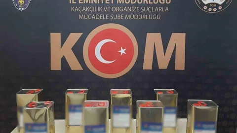 Burdur'da Kaçak Alkol Operasyonu