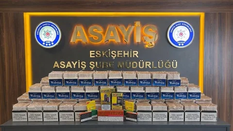 Eskişehir'de Bandrolsüz Sigara Ele Geçirildi