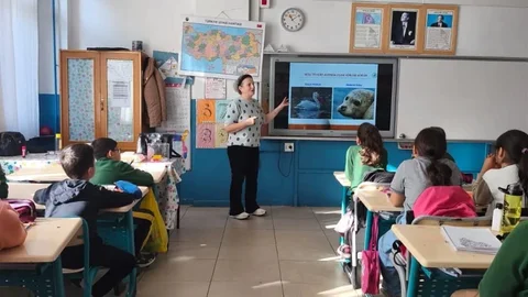 Aydın'da Öğrenciler Doğa Eğitimi Alıyor