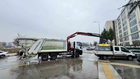 Çorum'da Yeni Çöp Konteynerleri Yerleştirildi