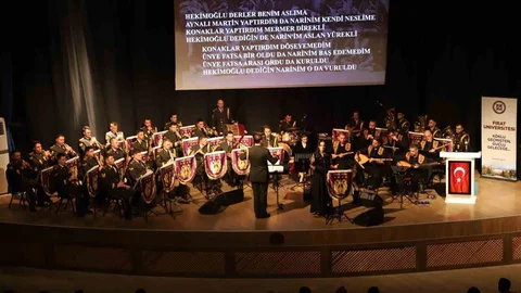 Fırat Üniversitesi'nde Bando Konseri Coşkusu