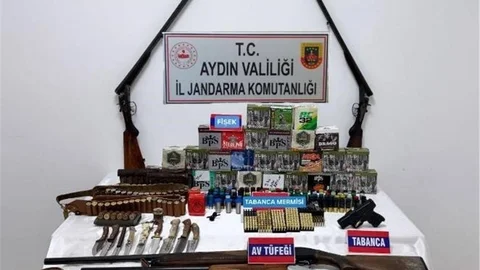 Aydın'da Silah ve Uyuşturucu Operasyonu
