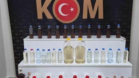 Kırşehir'de Kaçak Alkol Operasyonu Yapıldı