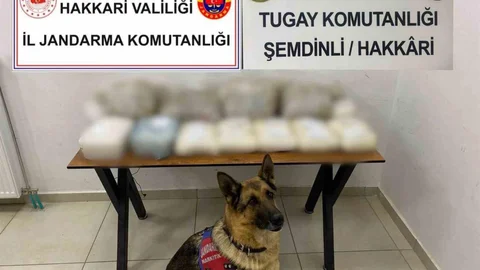 Hakkari'de Uyuşturucu Operasyonu