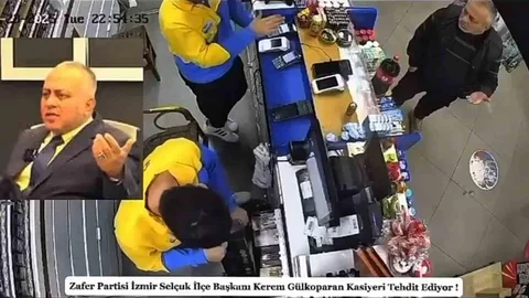 İzmir'de Zafer Partisi Başkanı Tehdit Etti