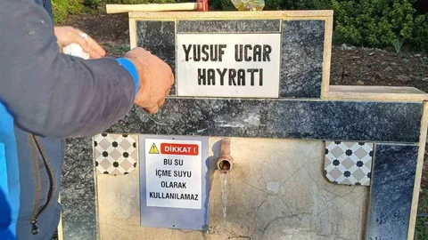Datça'da Beş Çeşmeye Su Uyarısı