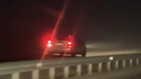 Ters Şeritte İlerleyen Sürücü Tehlike Yarattı