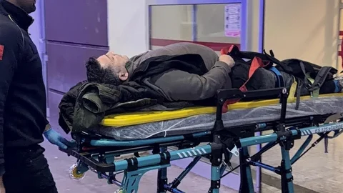 Motosiklet Çukura Girdi, Sürücü Yaralandı