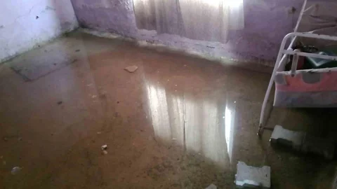 Samsun'da Su Baskını Mağduru Aile Lojmana Yerleştirildi