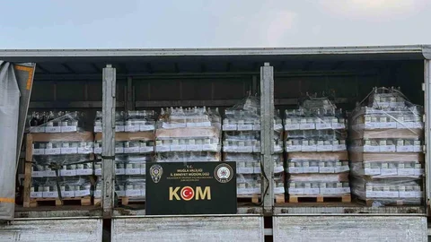 Muğla'da Kaçak Alkol Operasyonu