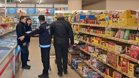 Köşk'te Zincir Market Denetimi Yapıldı