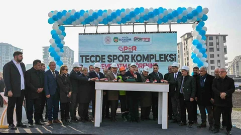 Tecde Spor Kompleksi Temeli Atıldı