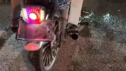 Elazığ'da Motosiklet Sürücüsüne Ceza Kesildi