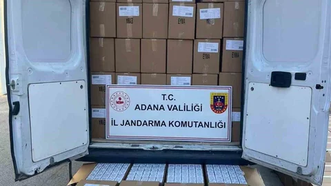 Adana’da 2 Milyon 270 Bin Kaçak Makaron Ele Geçirildi