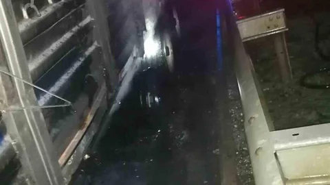 Seyir Halindeki Çekici Yangın Çıkardı