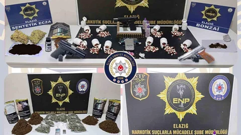 Elazığ'da Uyuşturucu Operasyonu Gerçekleşti