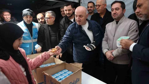 Darıca’da Lokma Dağıtımı Yapıldı