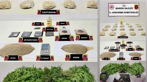 Mardin'de Uyuşturucu Operasyonu