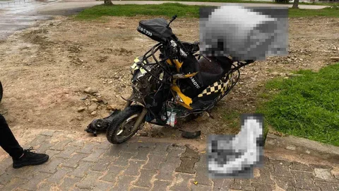 Sinop'ta Motosiklet Kazası