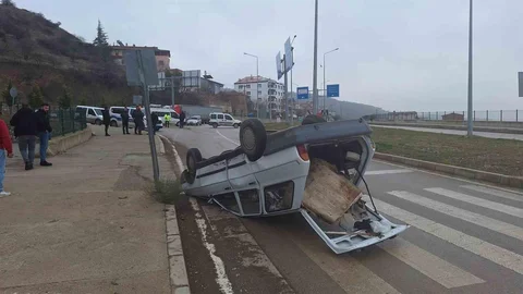Çorum'da Trafik Kazası: 1 Yaralı